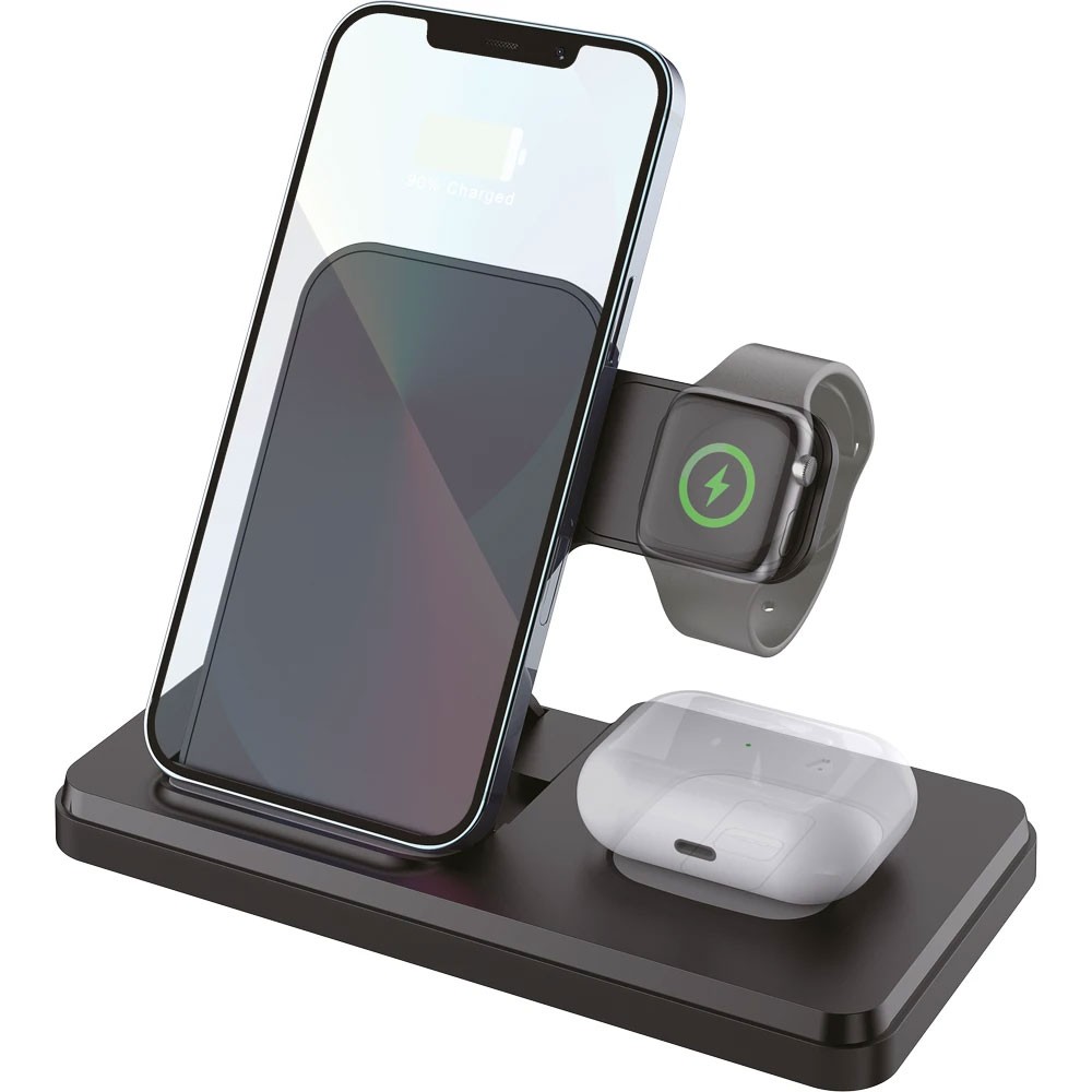 Wireless 3lü Şarj İstasyonu